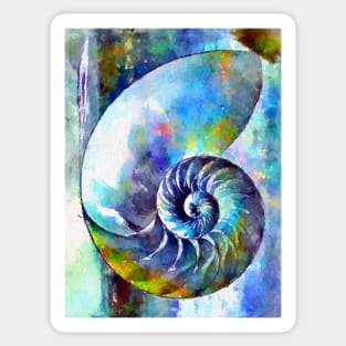 Nautilus Shell Sticker